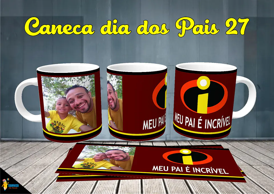 Colección de tazas de Papá Sonriente 28