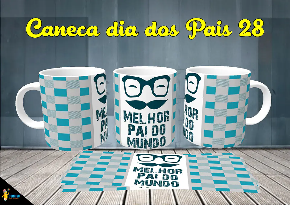 Colección de tazas de Papá Sonriente 29
