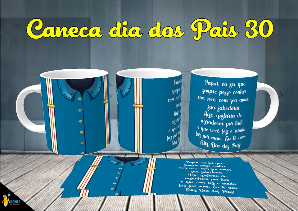 Colección de tazas de Papá Sonriente 31