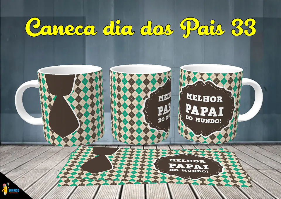 Colección de tazas de Papá Sonriente 34