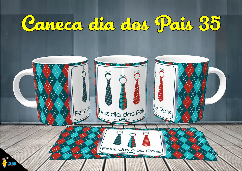 Colección de tazas de Papá Sonriente 36