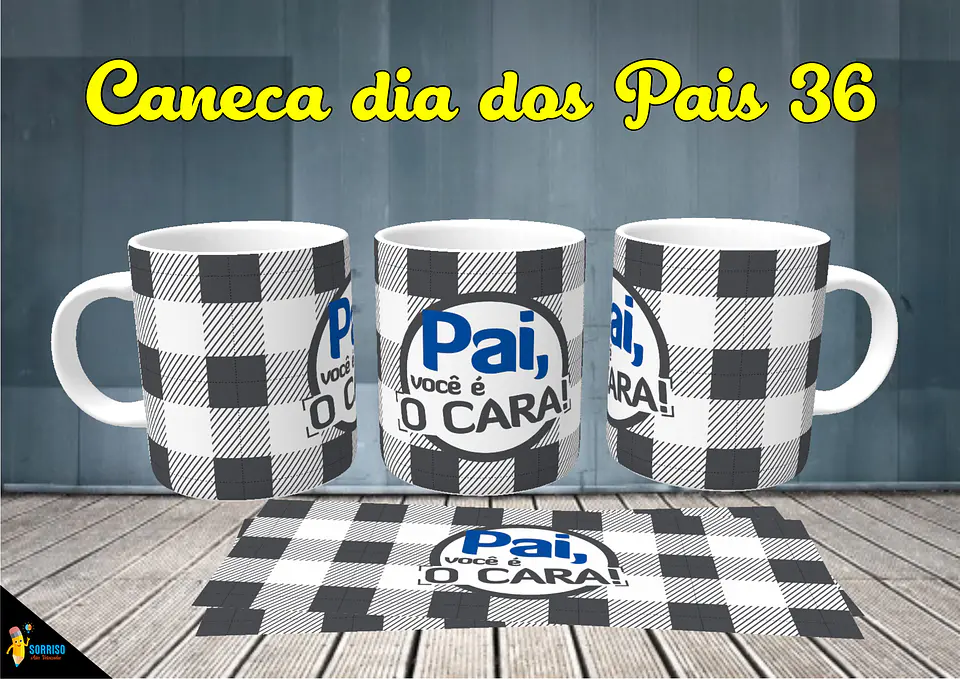 Colección de tazas de Papá Sonriente 37