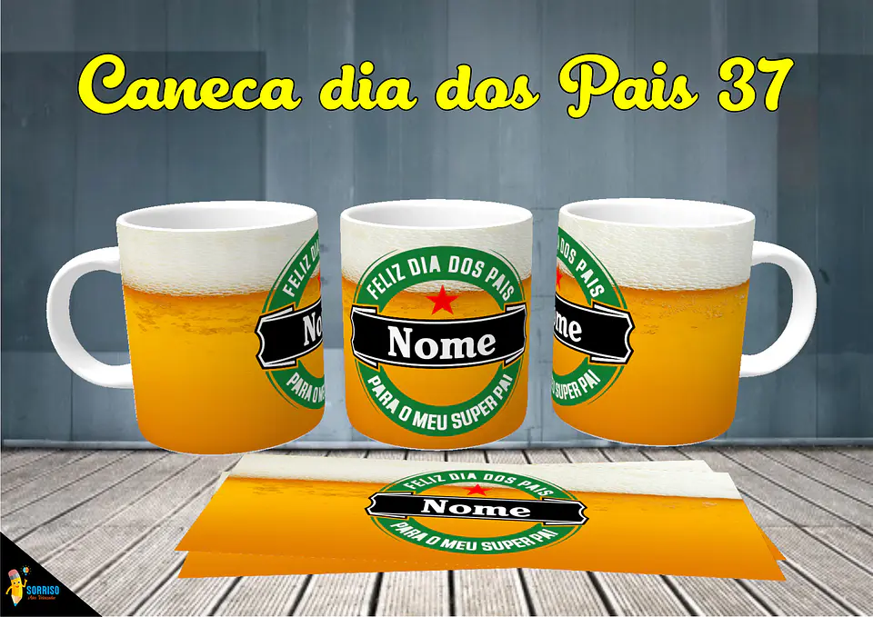 Colección de tazas de Papá Sonriente 38