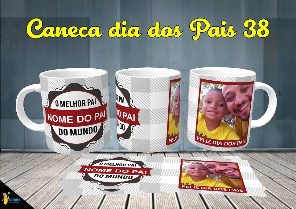 Colección de tazas de Papá Sonriente 39