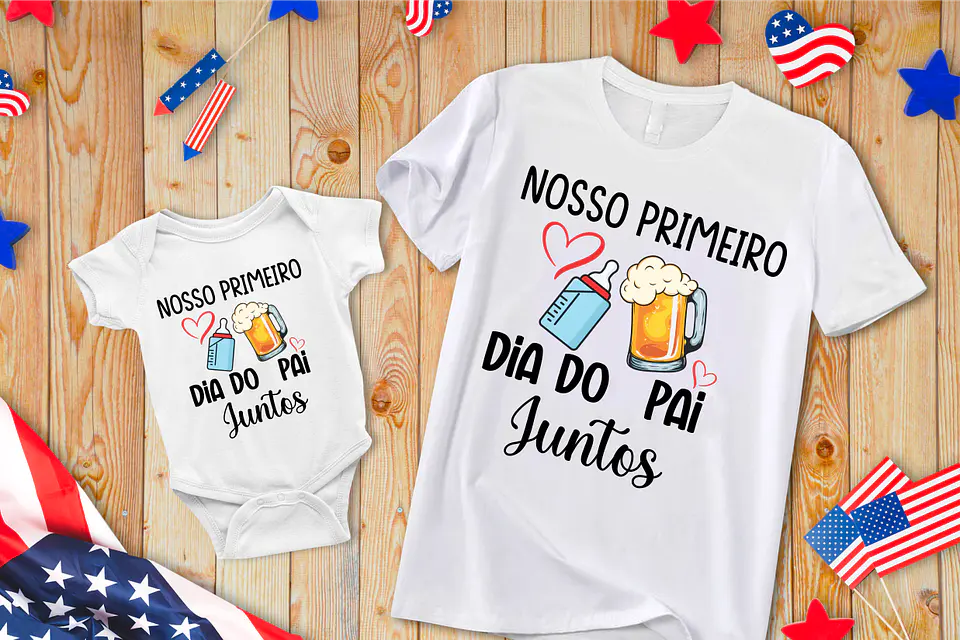 Father's Day T-Shirt + Bodysuit Set 2