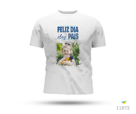 T-Shirt Dia do Pai com e sem Foto