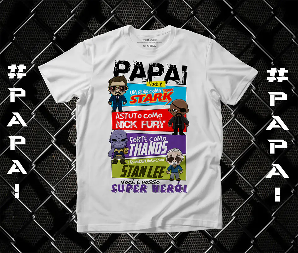 Dad T-shirt Collection Famous Characters 7