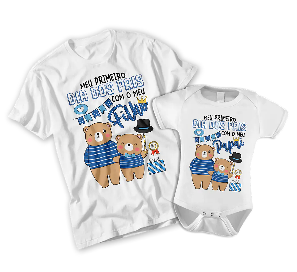 Father's Day Collection Bodysuit + Colorful T-Shirt 5