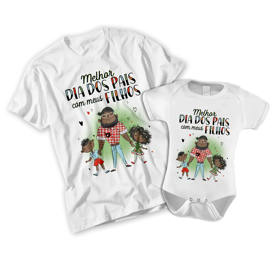 Father's Day Collection Bodysuit + Colorful T-Shirt 6