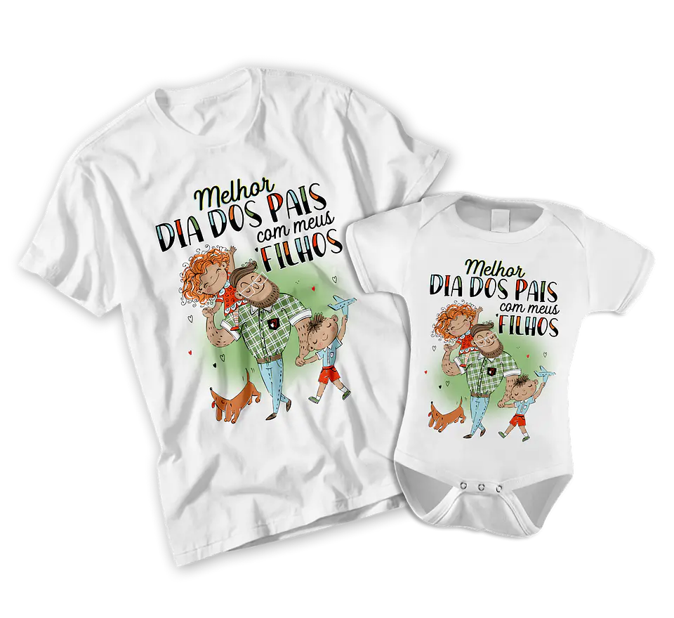 Father's Day Collection Bodysuit + Colorful T-Shirt 7