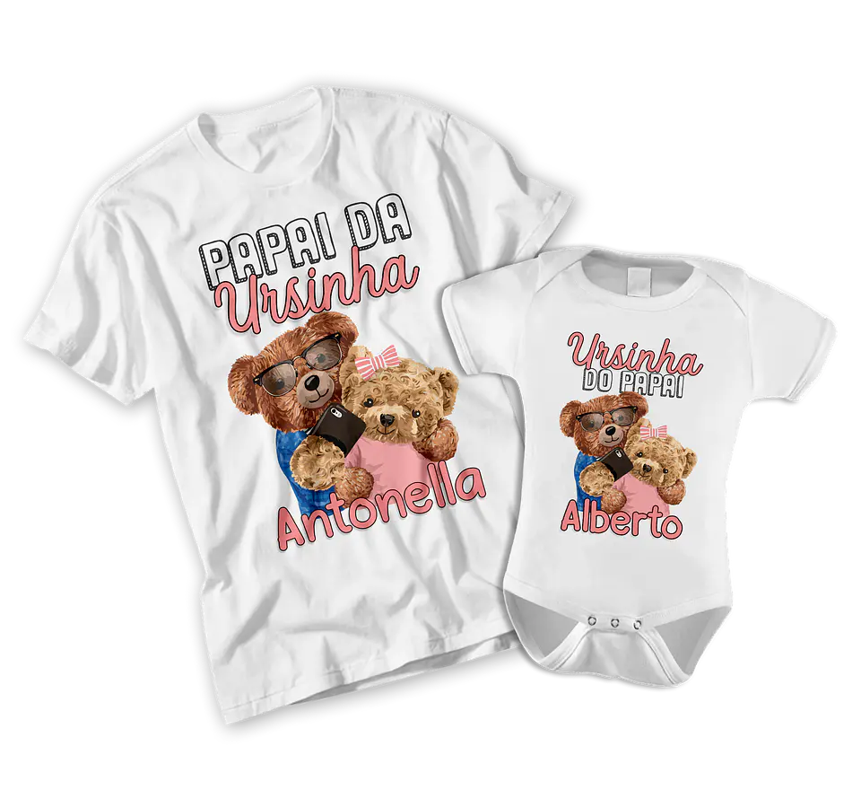 Father's Day Collection Bodysuit + Colorful T-Shirt 9