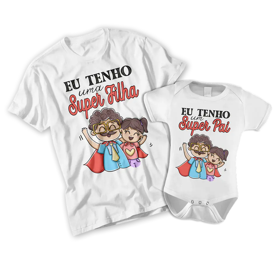 Father's Day Collection Bodysuit + Colorful T-Shirt 11