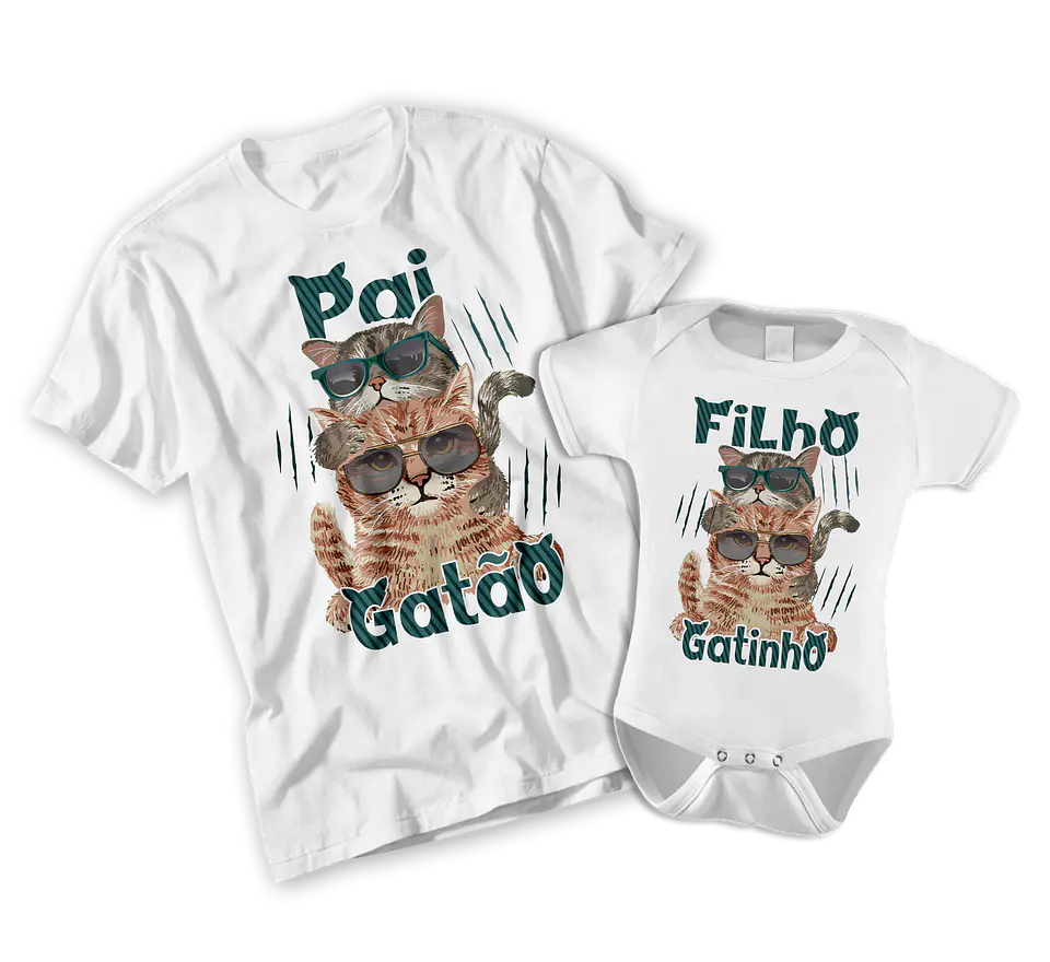 Father's Day Collection Bodysuit + Colorful T-Shirt 13