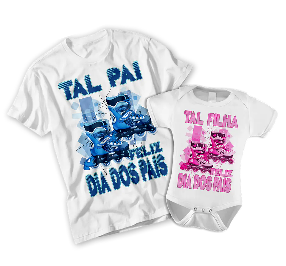 Father's Day Collection Bodysuit + Colorful T-Shirt 14