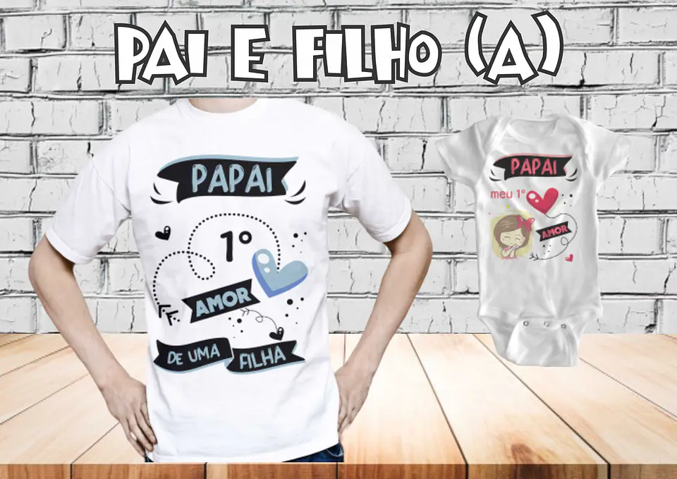 Conjunto de camiseta » Body del Día del Padre 5