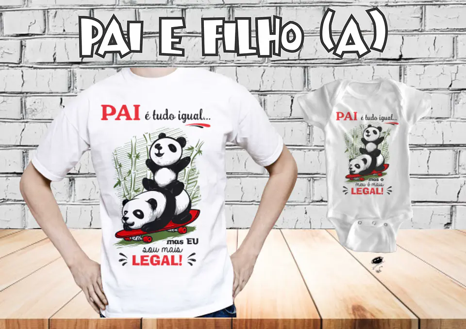 Conjunto de camiseta » Body del Día del Padre 7
