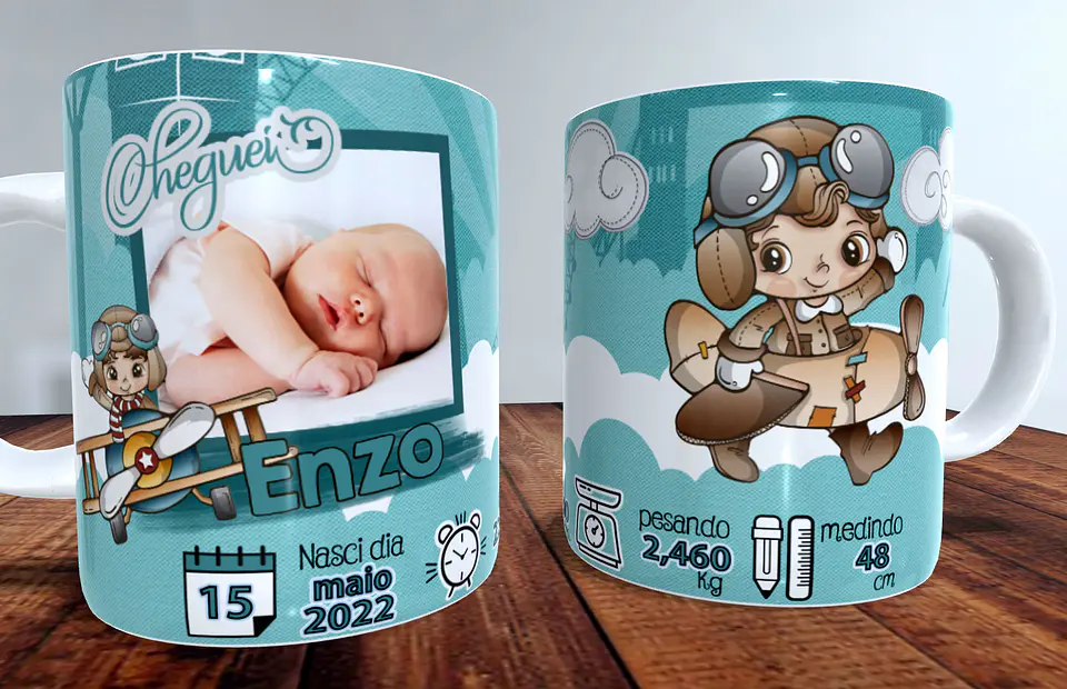 Coleção Caneca Cheguei 2