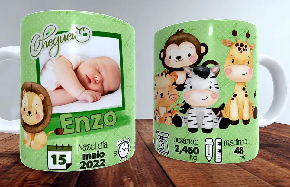 Coleção Caneca Cheguei 4