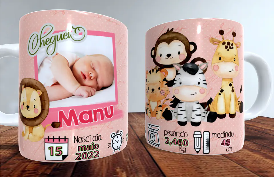 Coleção Caneca Cheguei 5