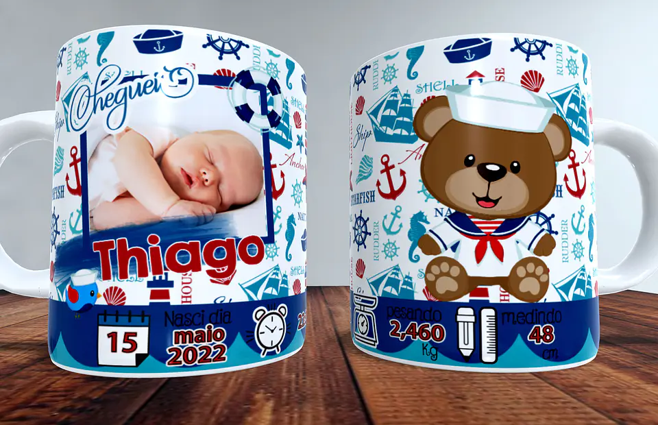 Coleção Caneca Cheguei 6