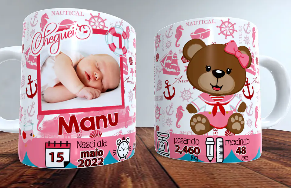 Coleção Caneca Cheguei 7