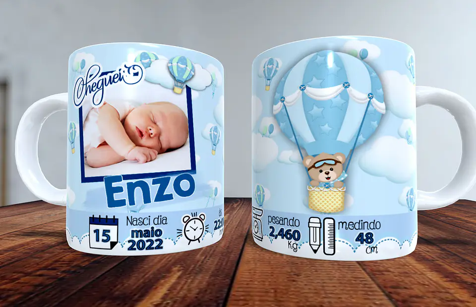 Coleção Caneca Cheguei 8