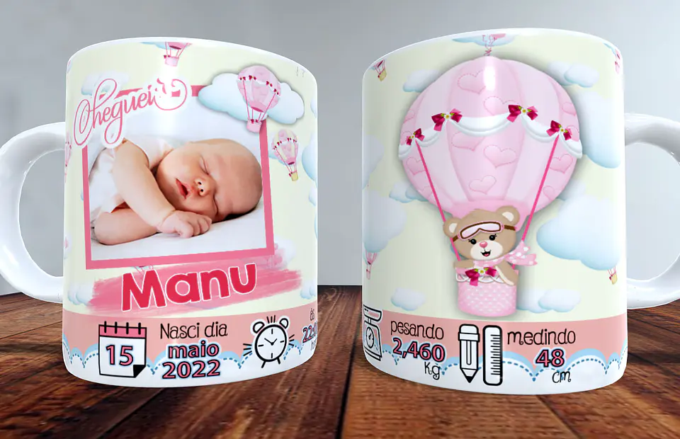 Coleção Caneca Cheguei 9