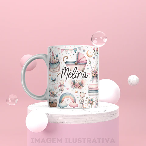 Taza de niña con nombre