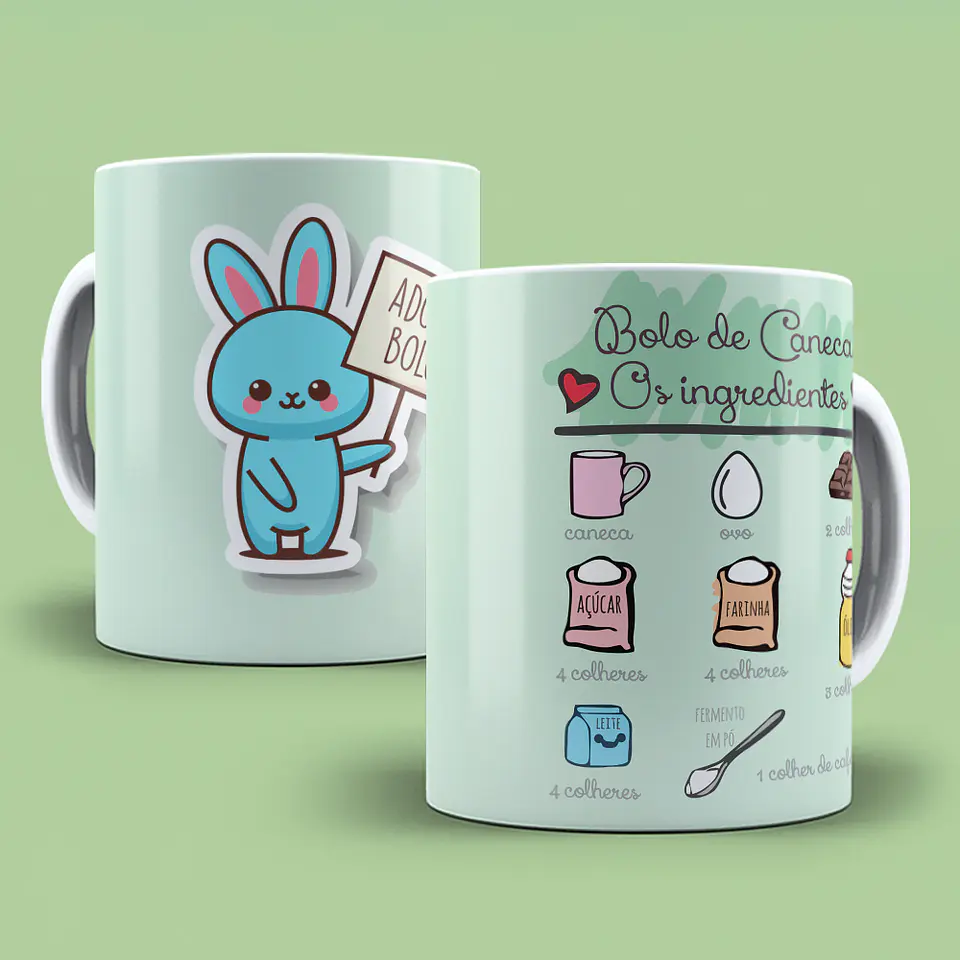Colección de tazas de Pascua con recetas 2