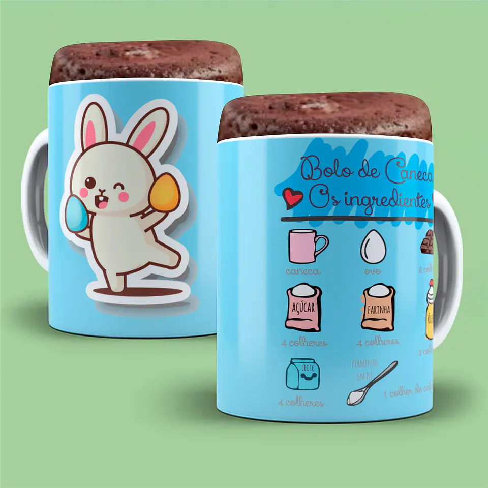Colección de tazas de Pascua con recetas 5