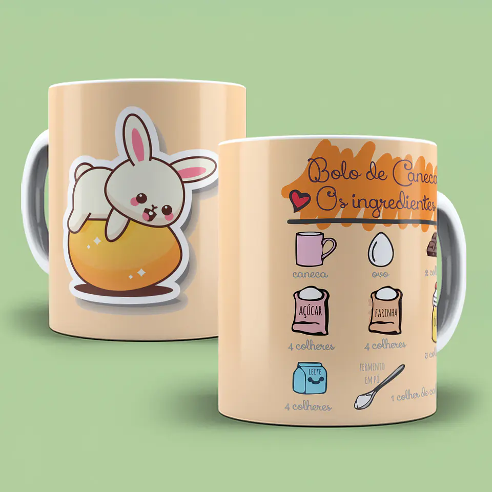Colección de tazas de Pascua con recetas 6