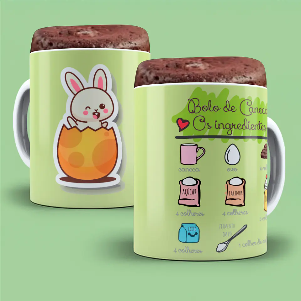 Colección de tazas de Pascua con recetas 7