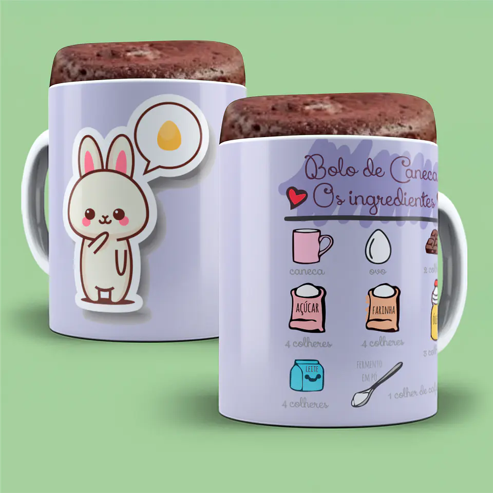 Colección de tazas de Pascua con recetas 11