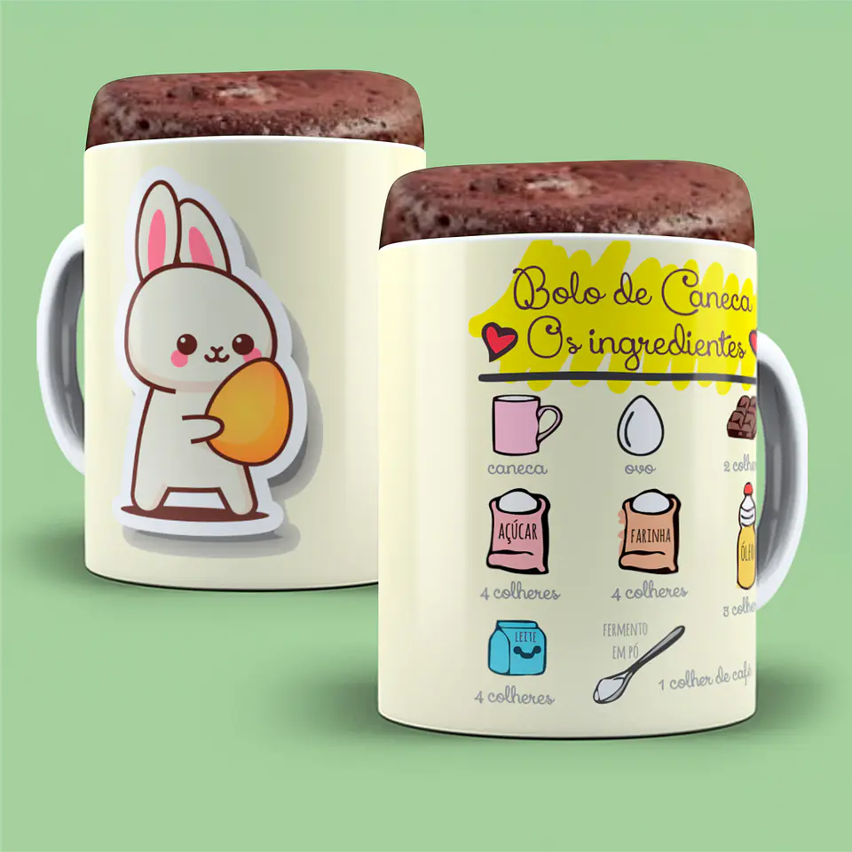 Colección de tazas de Pascua con recetas 15