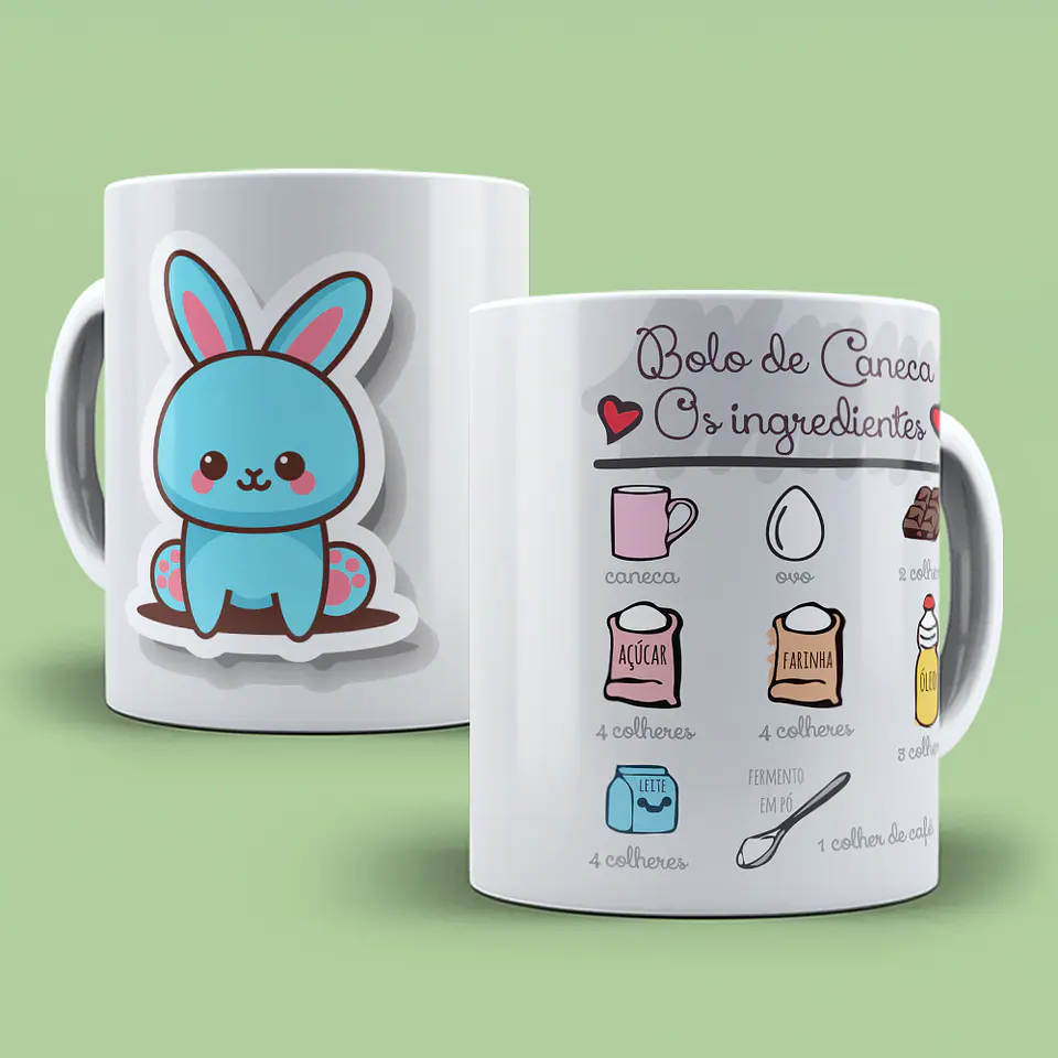 Colección de tazas de Pascua con recetas 16