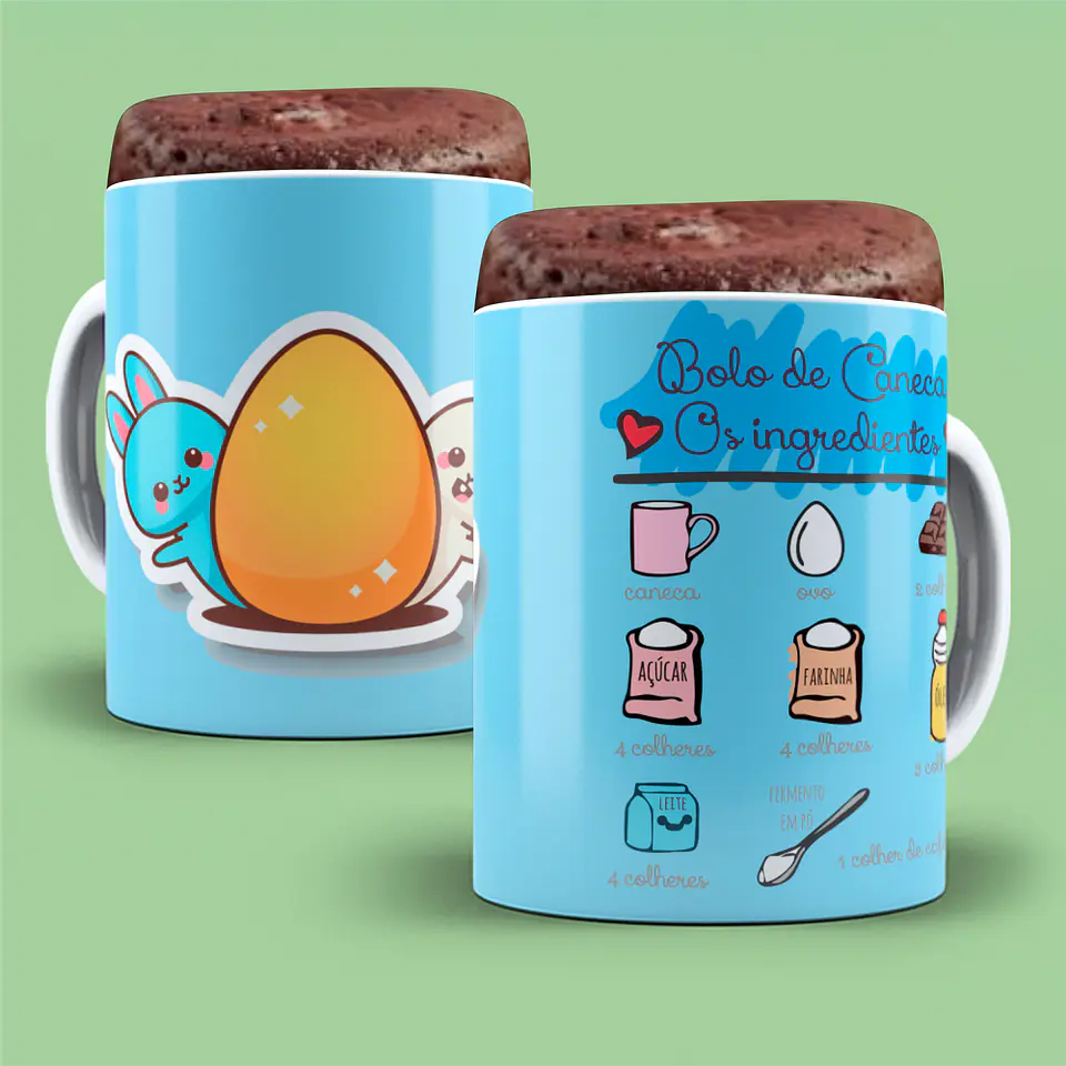 Colección de tazas de Pascua con recetas 19