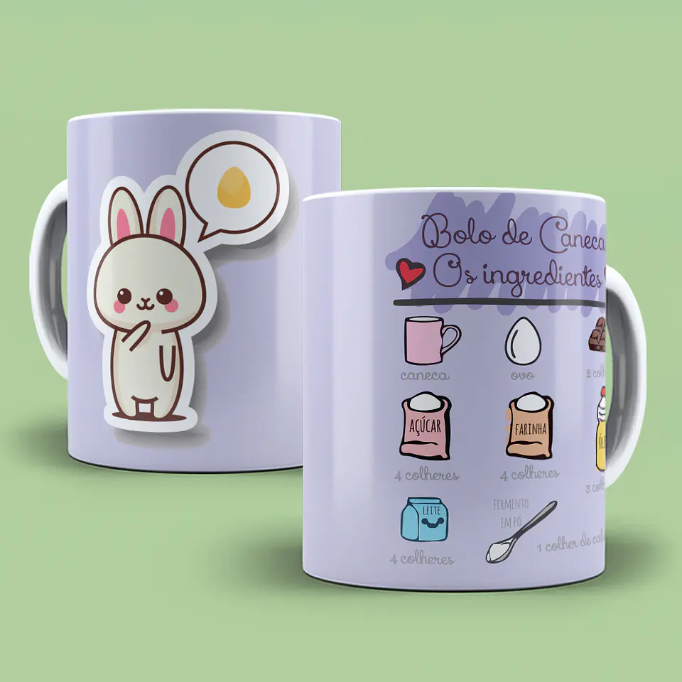 Colección de tazas de Pascua con recetas 22