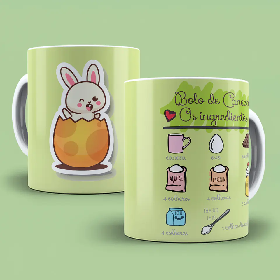 Colección de tazas de Pascua con recetas 26