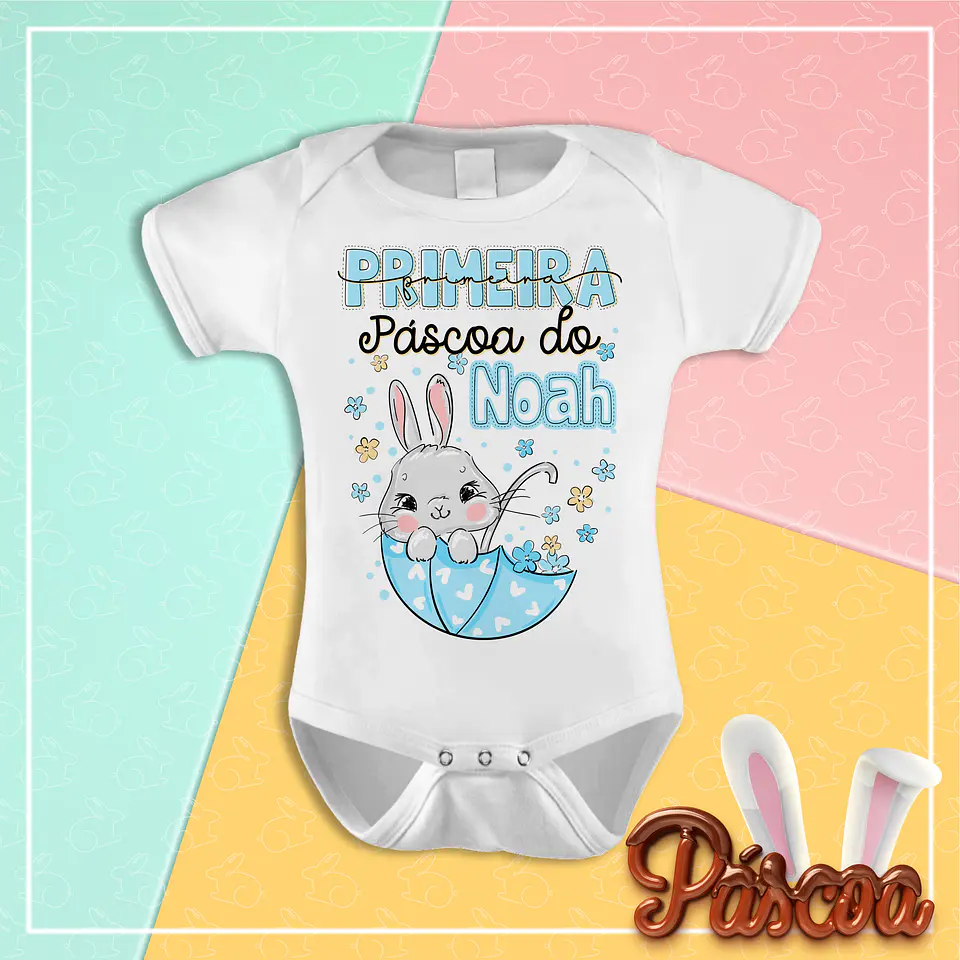 Baby Bodysuit First Easter 3