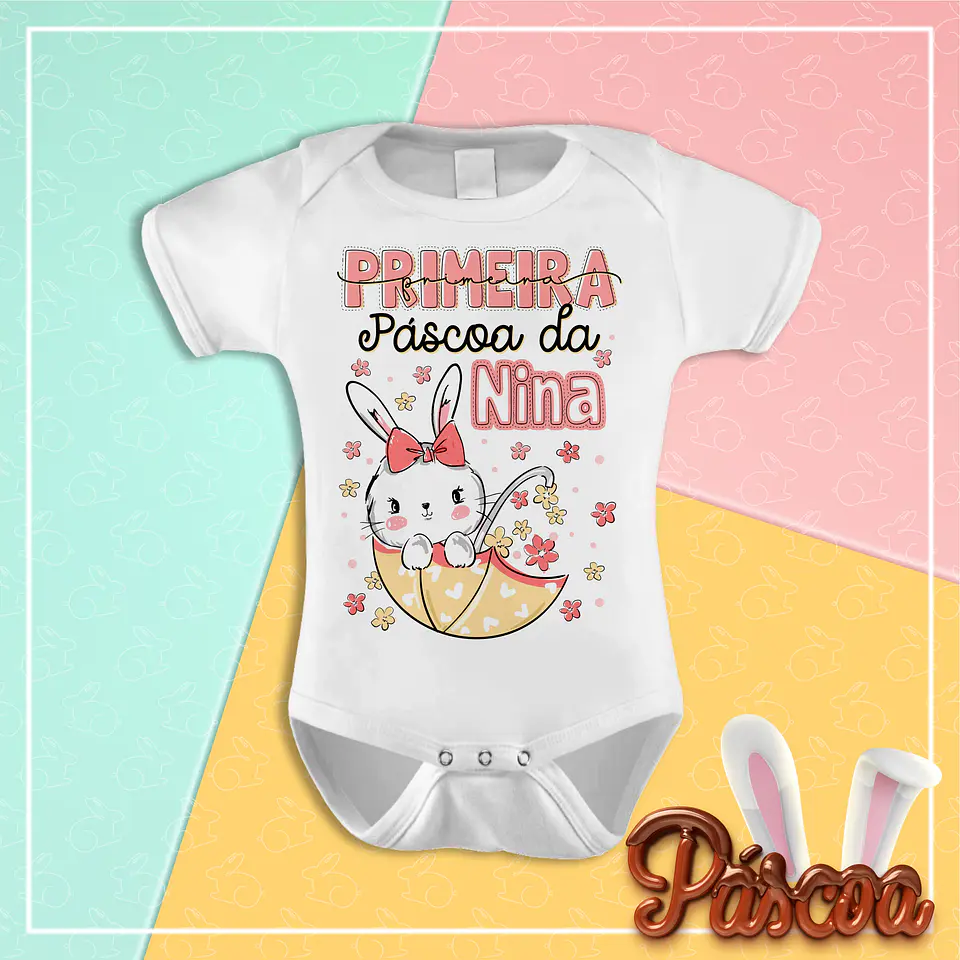 Baby Bodysuit First Easter 4