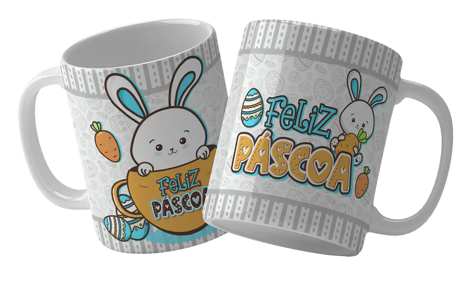 Caneca Páscoa com ou sem Foto 1