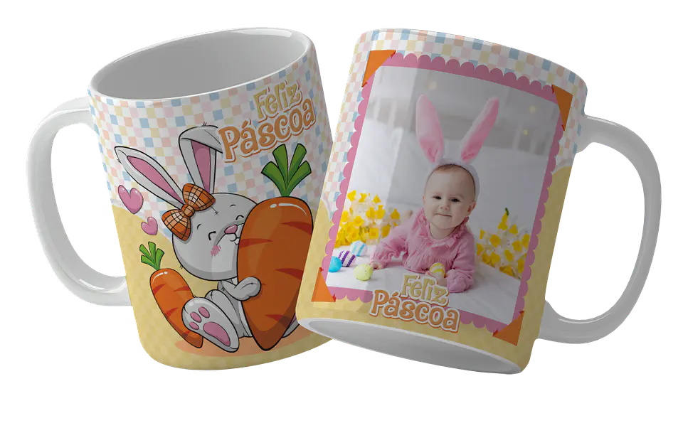Caneca Páscoa com ou sem Foto 2