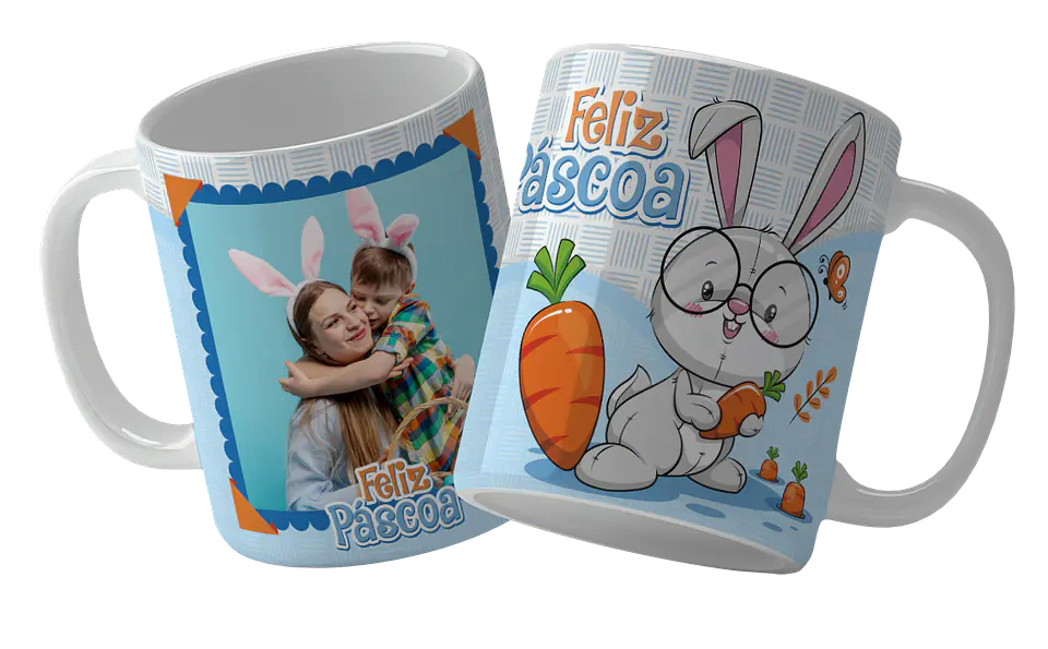 Caneca Páscoa com ou sem Foto 3