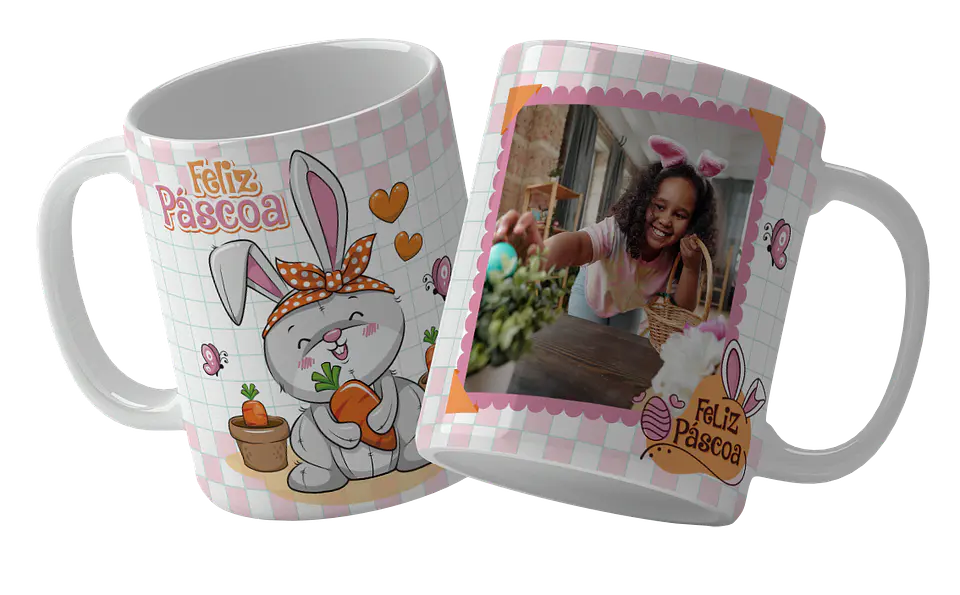 Caneca Páscoa com ou sem Foto 4