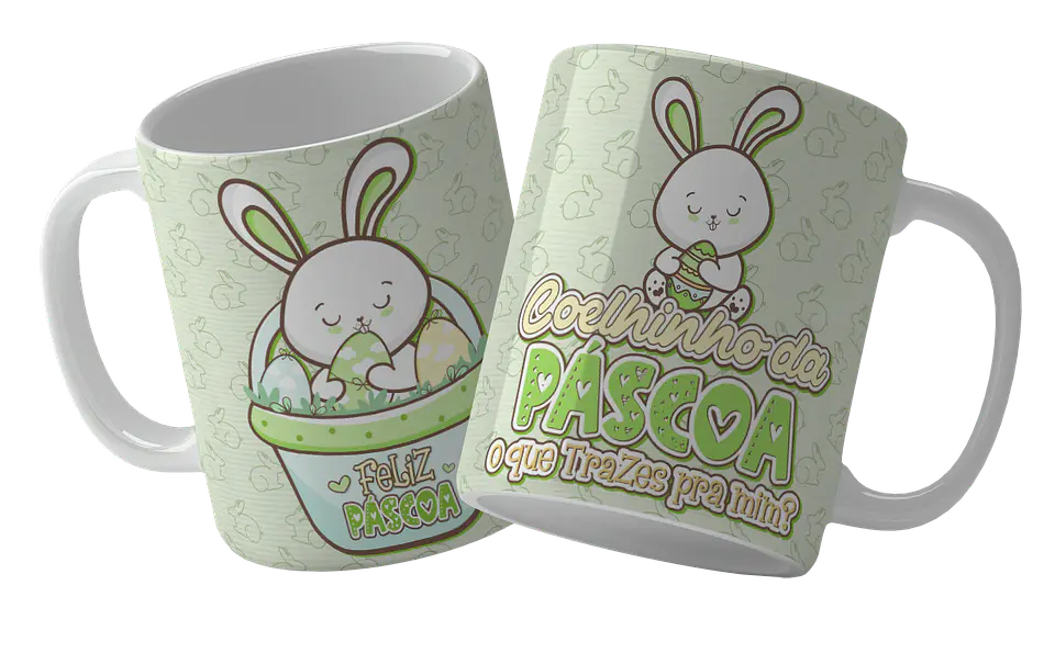 Caneca Páscoa com ou sem Foto 9