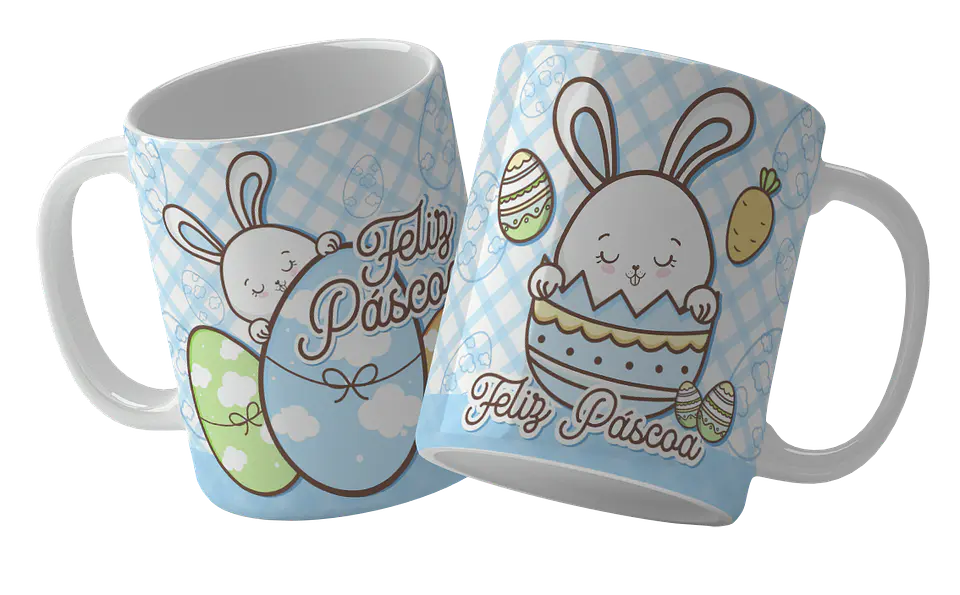 Caneca Páscoa com ou sem Foto 11