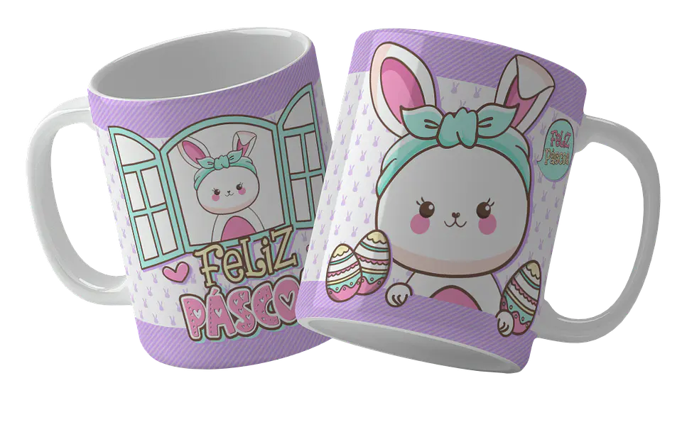 Caneca Páscoa com ou sem Foto 12