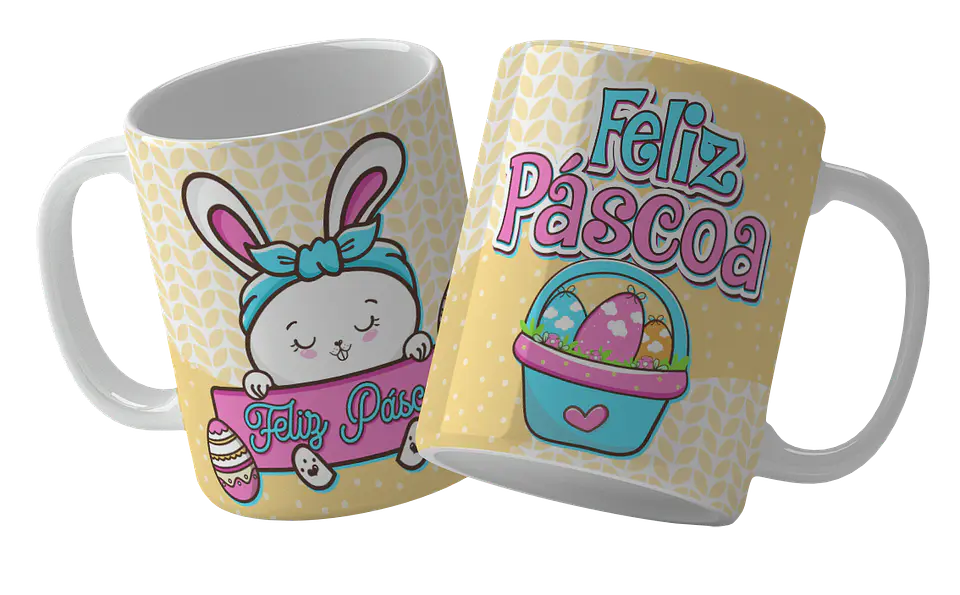 Caneca Páscoa com ou sem Foto 14