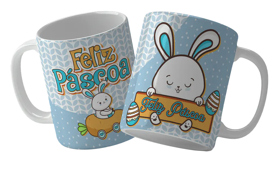 Caneca Páscoa com ou sem Foto 15