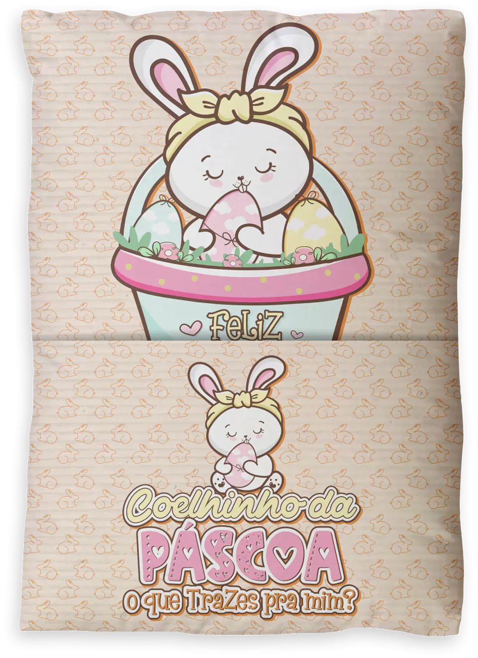 Almofadinha com Bolso para páscoa 3